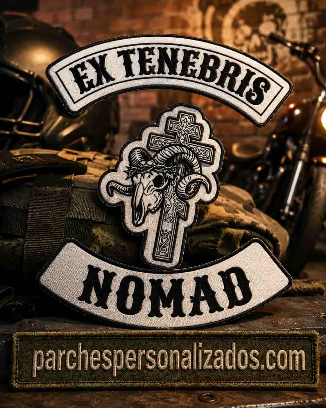 Parches personalizados para chaquetas moteras